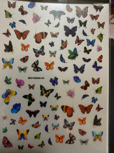 Butterfly stickers MG-03