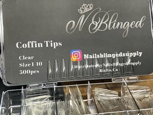 NB Clear Coffin Tips
