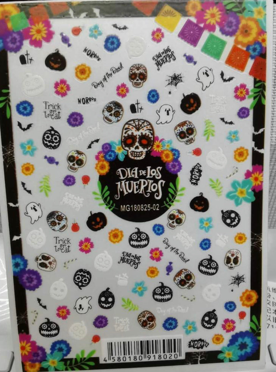 Pegatina del Día de los Muertos