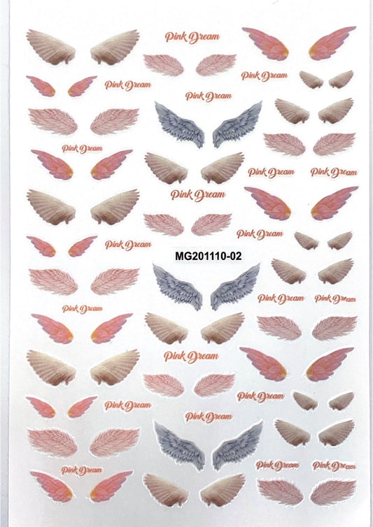 Wings Stickers MG-02