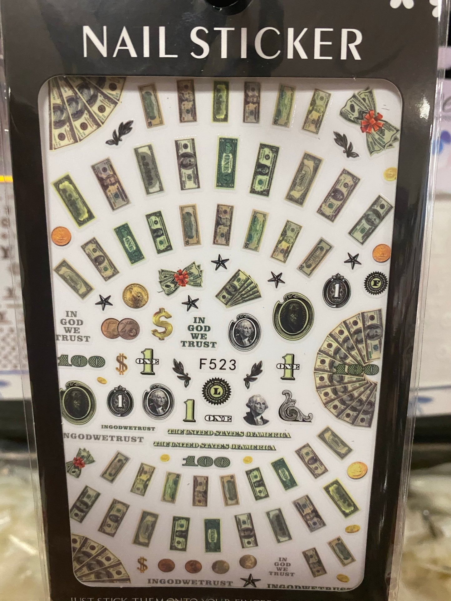Pegatina de dólar