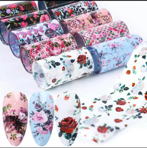 Rose flower foil pack