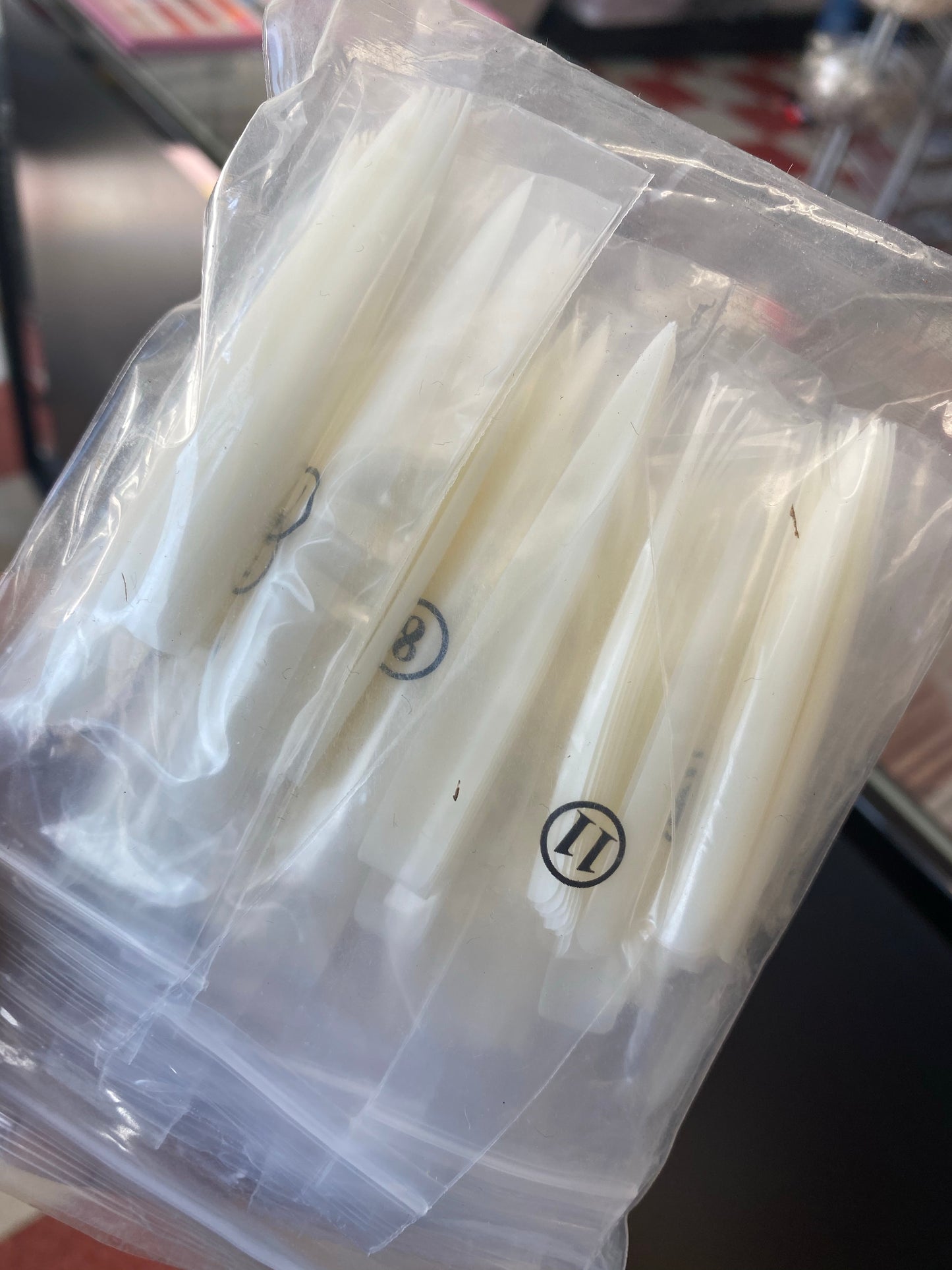 Puntas de aguja XXL 120 piezas