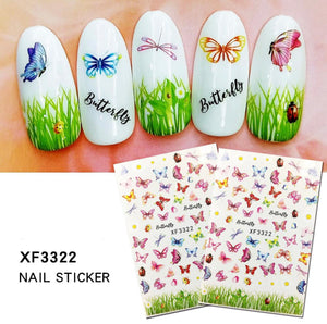 Butterfly Stickers XF3322
