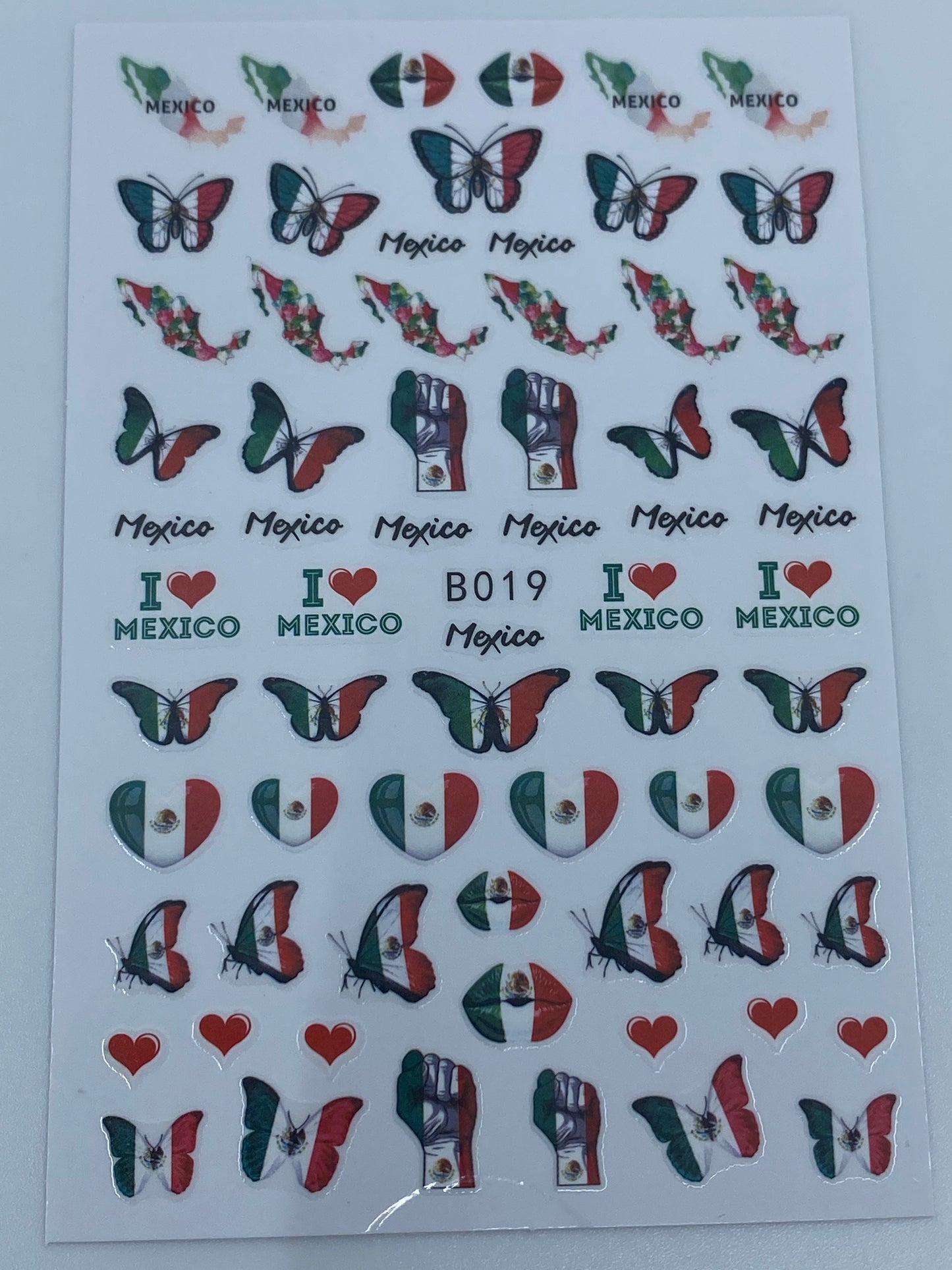 Pegatina mexicana B019
