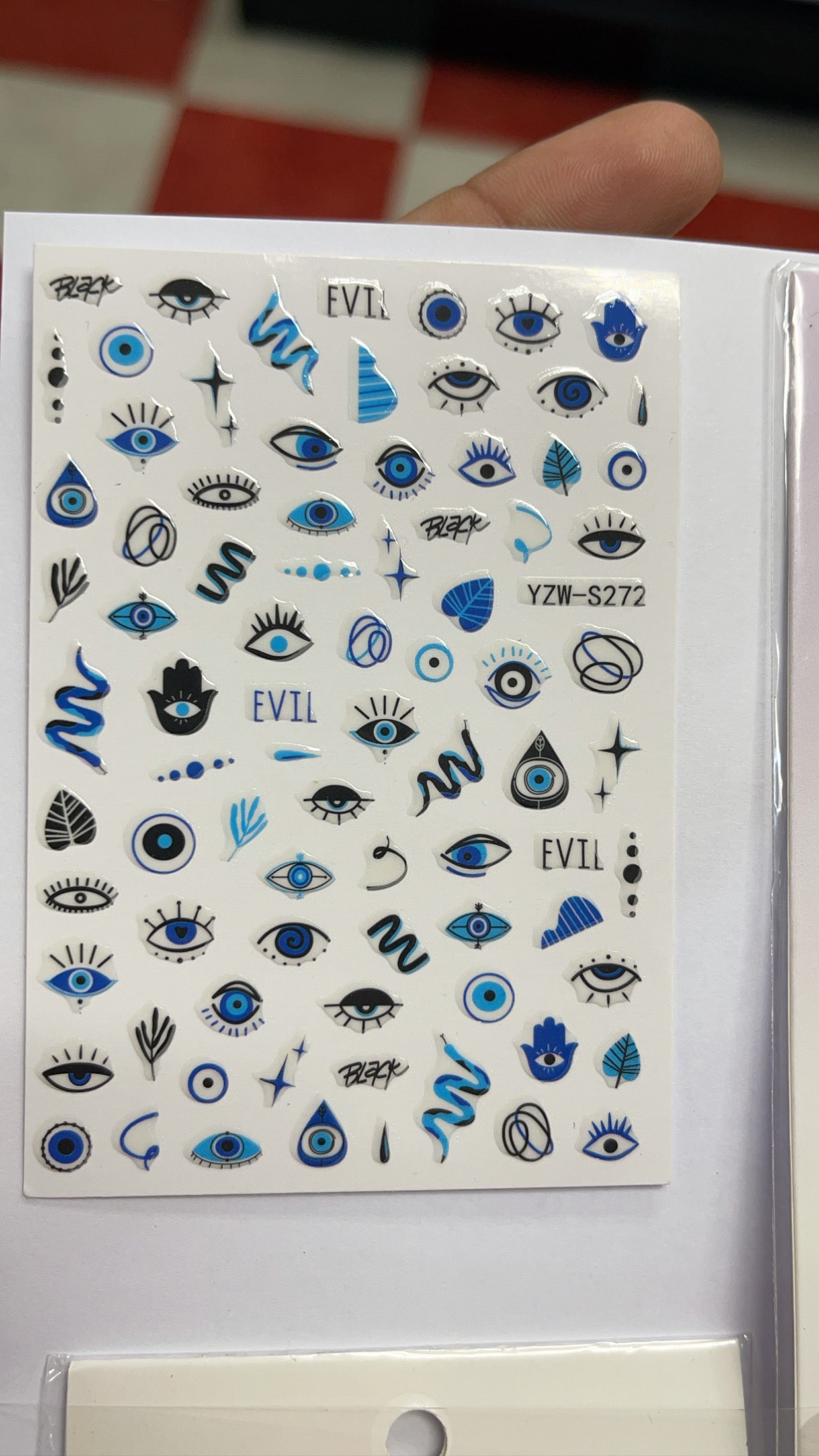 Pegatina del mal de ojo