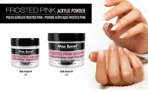 Mia Secret   Frosted Pink Acrylic
