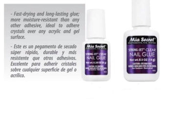 Mia Secret Nail Glue - Brush-On Resin/ Strong Jet Glue/ Activator